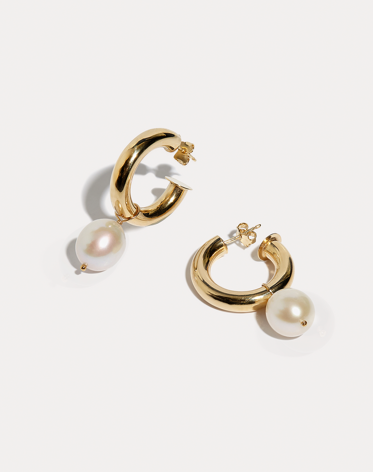 Big Ada Gold Chunky Hoops Earring Set